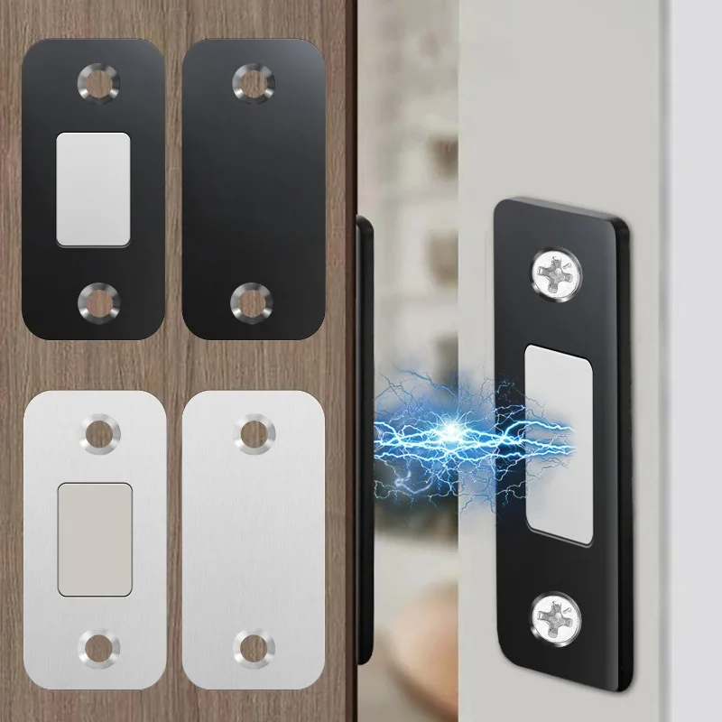 Magnetic Cabinet Catches Strong Door Stop Magnets Invisible Adhesive Drawer Magnet Catch Hidden Door Closer for Cupboard Drawer