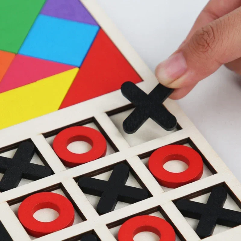 3 In 1 Wooden Variety Puzzle Baby Early Learning Fun Games Children's Thinking Logic Toys Intelligence Development