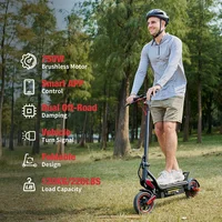Trottinette électrique iScooter W8 750W pour adultes, batterie 48V 14Ah, autonomie maximale de 40 km, pneus pneumatiques de 9,3 pouces, double suspension tout-terrain, trottinette électrique pliable pour les trajets quotidiens avec écran intelligent et contrôle par application pour les déplacements en ville 3