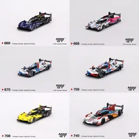 MINIGT 1/64 BMW M Team RLL Cadillac Racing 2023 IMSA Acura ARX-06 GTP Car Alloy Toys Motor Vehicle Diecast Metal Model 1