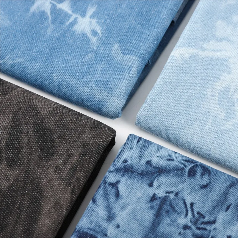 Thick Cotton Washed Cloth Clothing Design Skirt Pants Fabric