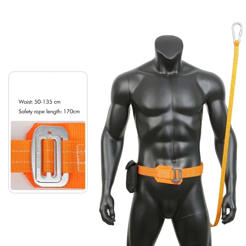 Safety Harnesses Belt With Lanyard Tree Climbing Protection