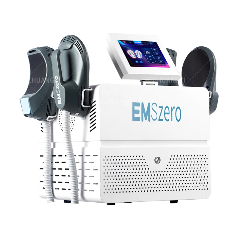 EMSzero EMS Body Slimming Sculpting in Sculpt Machine 200HZ Weight Lose Electromagnetic Muscle Fat Removal with 4 Handle 4