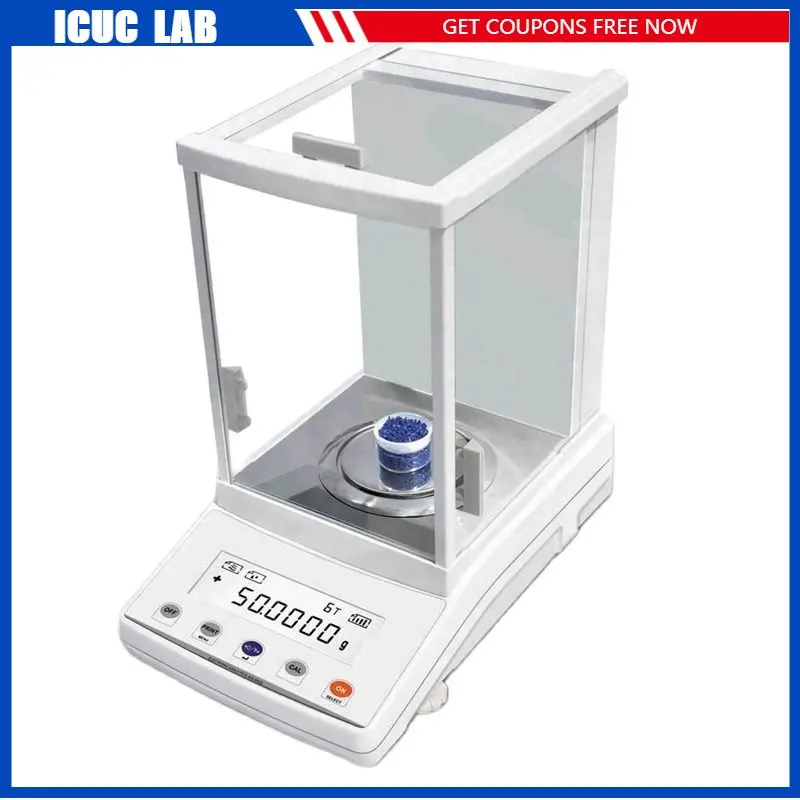 US SOLID 0.001 g Precision Balance – Digital Analytical Lab Scale –  Electronic High Precision 1 mg Accuracy Balance with 2 LCD Screens (110g,  1mg)