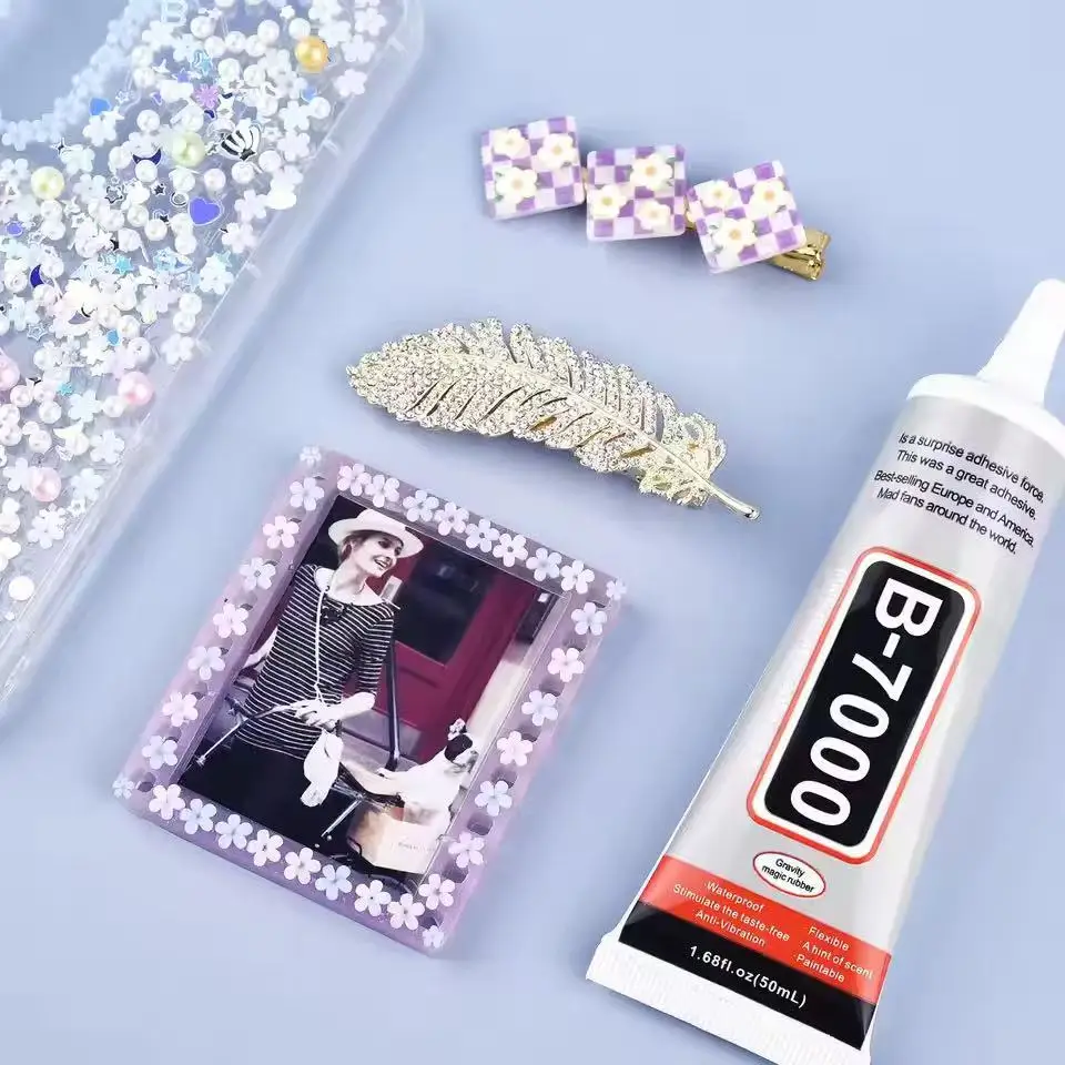 15ML 25ML 50ML 110ML B7000 Clear Contact Phone Repair Adhesive Universal Glass Plastic DIY Glue B-7000 With Precision Applicator 6