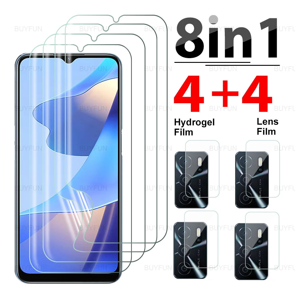 8in1 Camera Lens Film Screen Protector For Oppo A16 A15 A15s A 16 15s