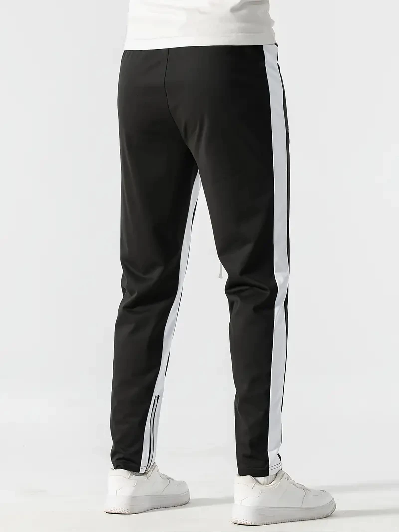 Men Sweatshirts Jogging Pants Men Casual Pants Men Stylish Color Block Zip Pockets Drawstring Sports Skinny Pants Trousers Pants 4 Men Sweatshirts Jogging Pants Men Casual Pants Men Stylish Color Block Zip Pockets Drawstring Sports Skinny Pants Trousers Pants 4