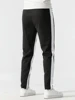 Men Sweatshirts Jogging Pants Men Casual Pants Men Stylish Color Block Zip Pockets Drawstring Sports Skinny Pants Trousers Pants 4