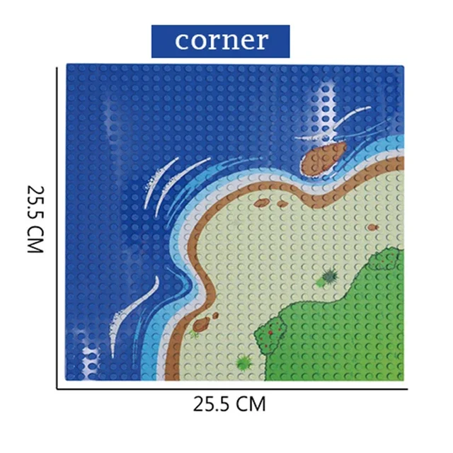 thumbnail image 1 of Bloques de construcción de placas base clásicas de 50 x 50, 32 x 32, 16 x 32, 16 x 16 puntos, bloques de construcción, placas base, bloques de plástico para bricolaje, juguetes de construcción de ladr, 1 of 5