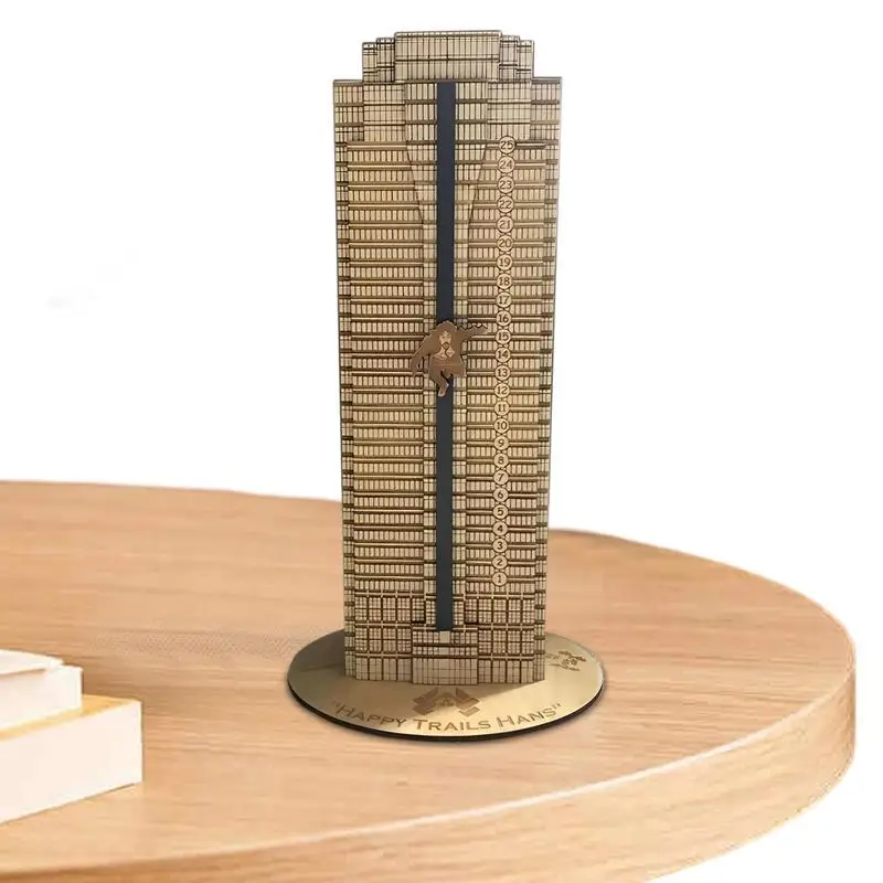 

Рождественский календарь, обратный отсчет, настольные деревянные украшения, настольный декор с Гансом жудером, подарок, 25 дней обратного отсчета, календарь с обратным отсчетом