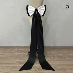 Elegant Detachable Big Bow Wedding Dress Belt - Lightweight Handmade Waist Decor Accessory - One size (15)