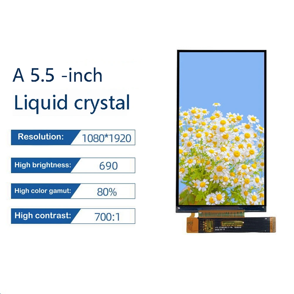 HD LCD ÷ ũ, MIPI 39  , LQ055T3SX02Z, 5.5 ġ, 2K, 1080x1920