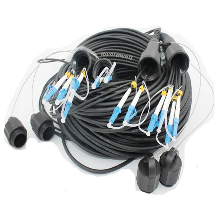 

4cores Cover BBU/RRU Patch Cord Cable Assembly Outdoor Waterproof 2 Core Fiber Optic Cable Touret Fibre Optique 2 Fo CN;GUA