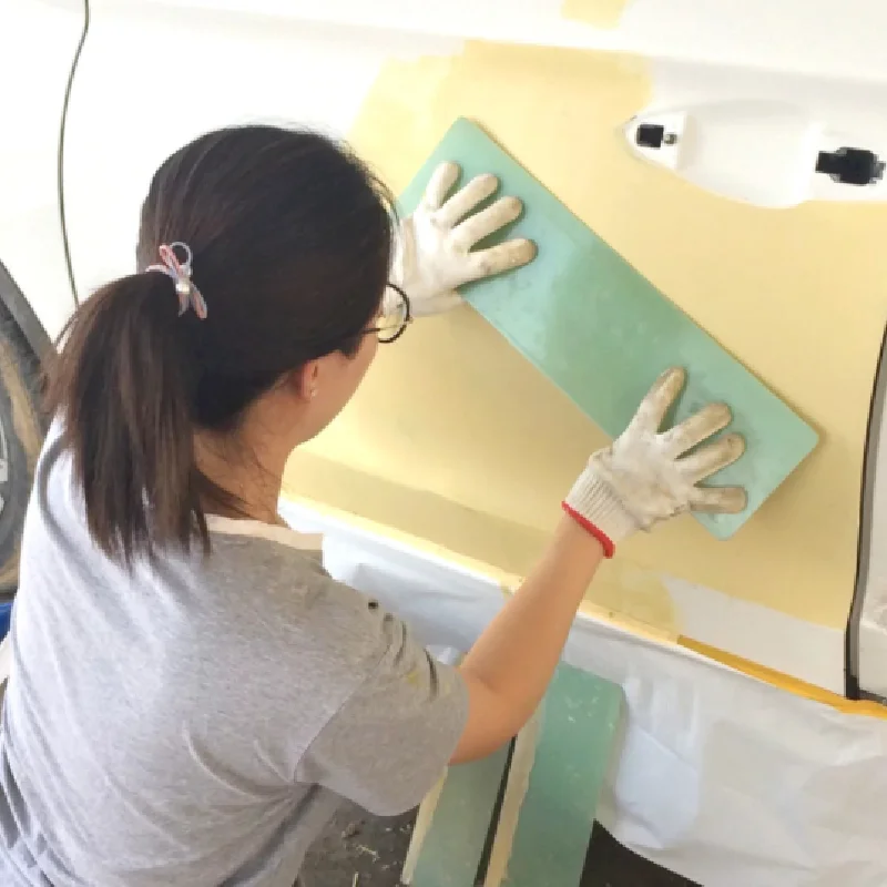 Auto Body Filler Rigid Plastic Scrapers for Filler Putty Glazing or