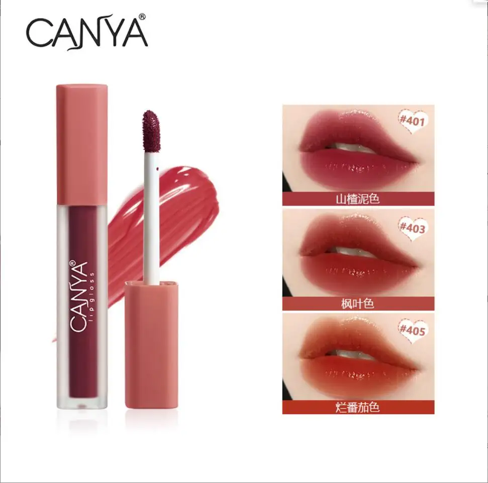 

5Pcs Lip Gloss Set Matte Red Tint for Lips Makeup Long Lasting Water Mirror Lip Glaze Waterproof Lipstick Kit Cosmetic T2411