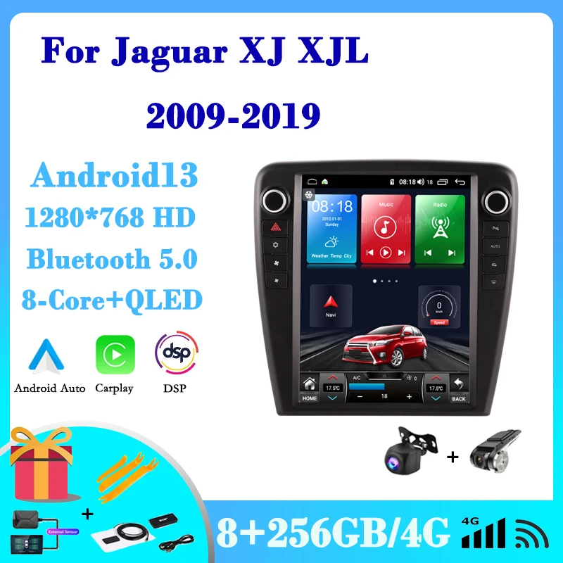 

Автомобильная Мультимедийная система для Jaguar XJ XJL 2009 2019 Carplay, 8 + 256 ГГц, 4G, Wi-Fi