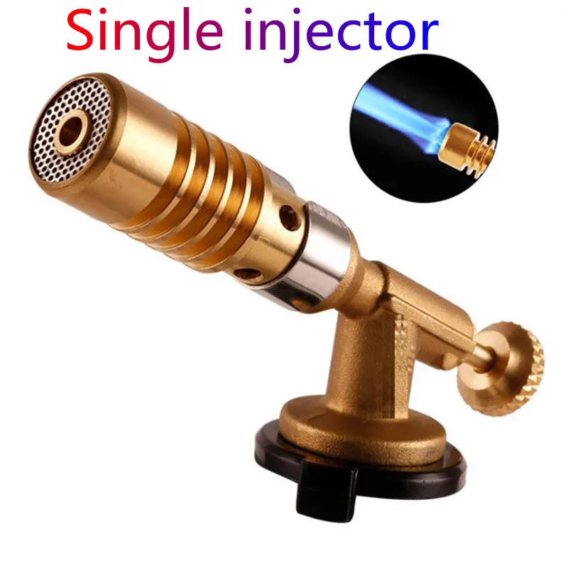 Portable Welding Torch Flame Gun High Temperature Brass Mapp Gas Torch Brazing Solder Propane Welding Plumbing Torch