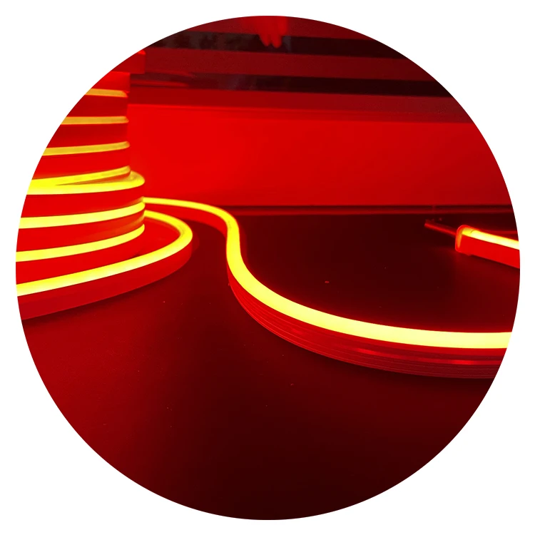 

8mm 8x16mm slim soft Thick Silicone LED Flexible RGB 12V Neon Strips Light for neon sign