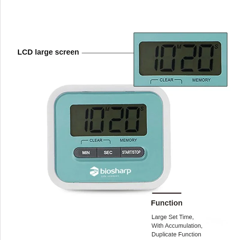 Biosharp BS-QT-033 Single Channel Timer ABS Environmental Protection Material with Accumulation and Repeat Function