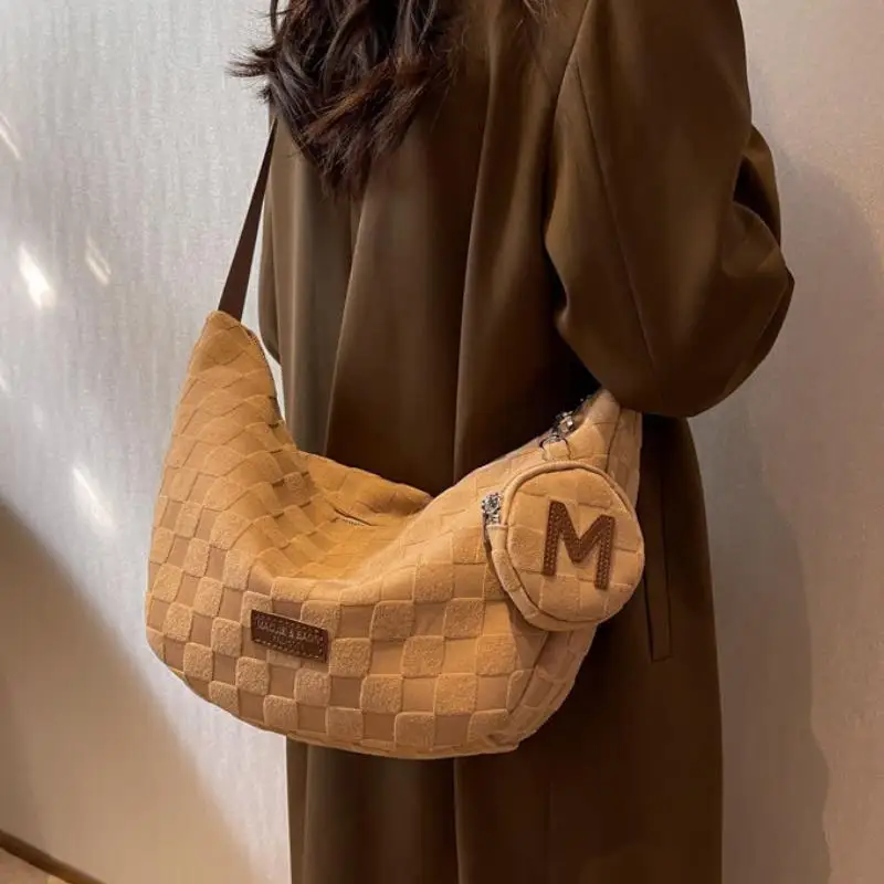 Sac à bandoulière polyvalent de style coréen pour femme, sac en