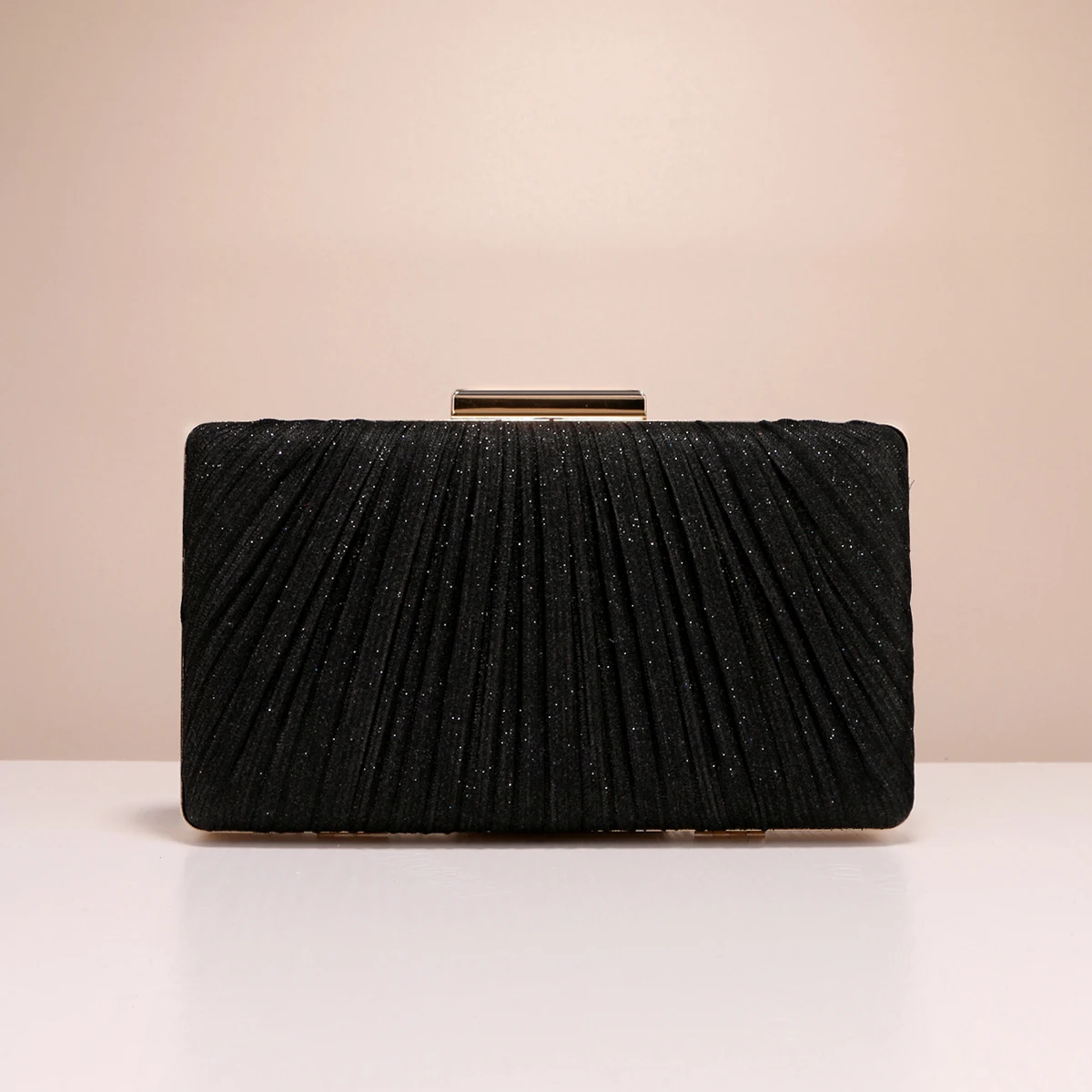 Golden Sequined Clutch Bag for Women Evening Banquet