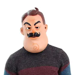 Bulex Horror Game Hello My Neighbor Latex Mask Halloween Cosplay Costume Accessories High Quality Realistic For Adult Mask