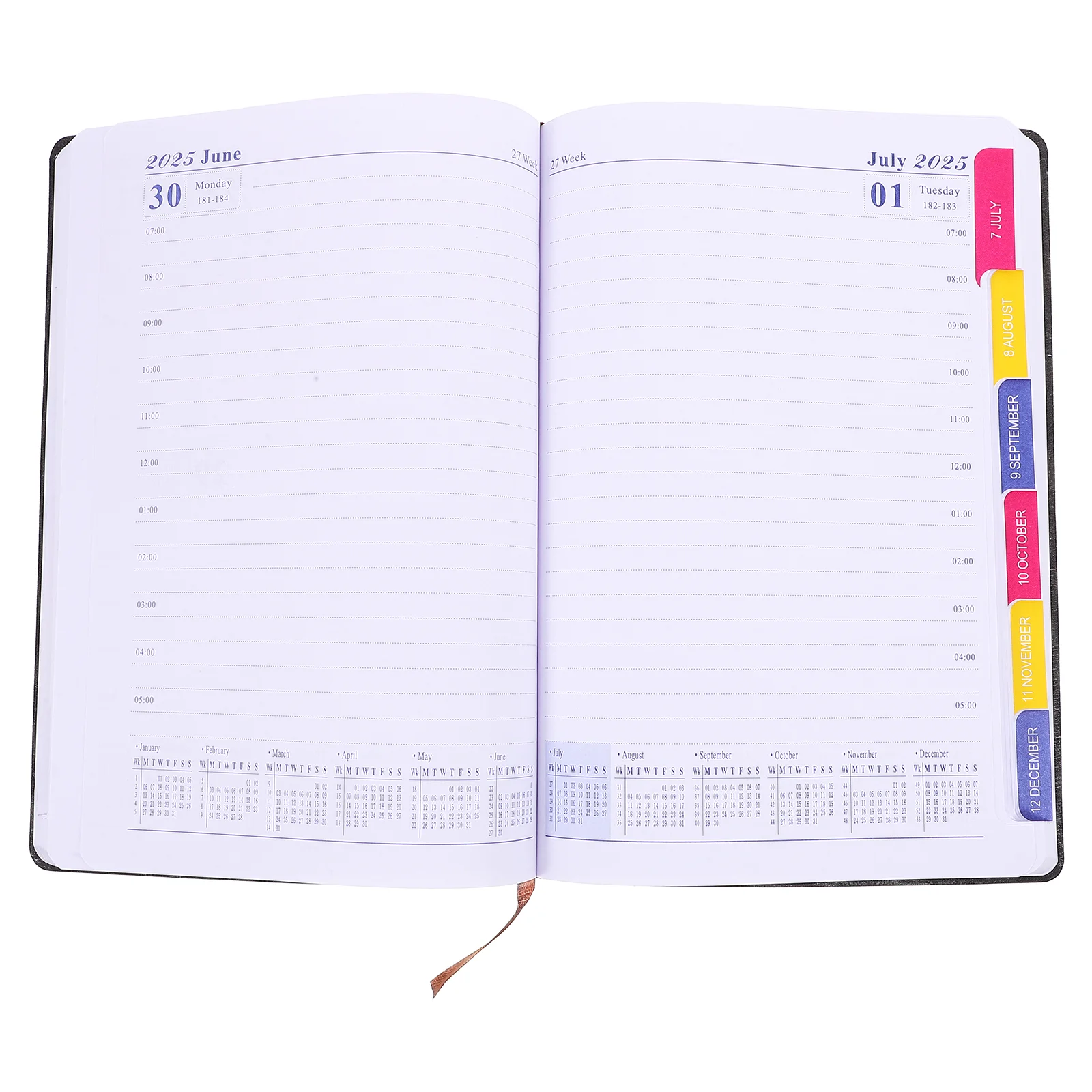 Schedule Diary Daily Planner-New Year Notebook Work Journal The A5 Office Accessory Portable Schedules