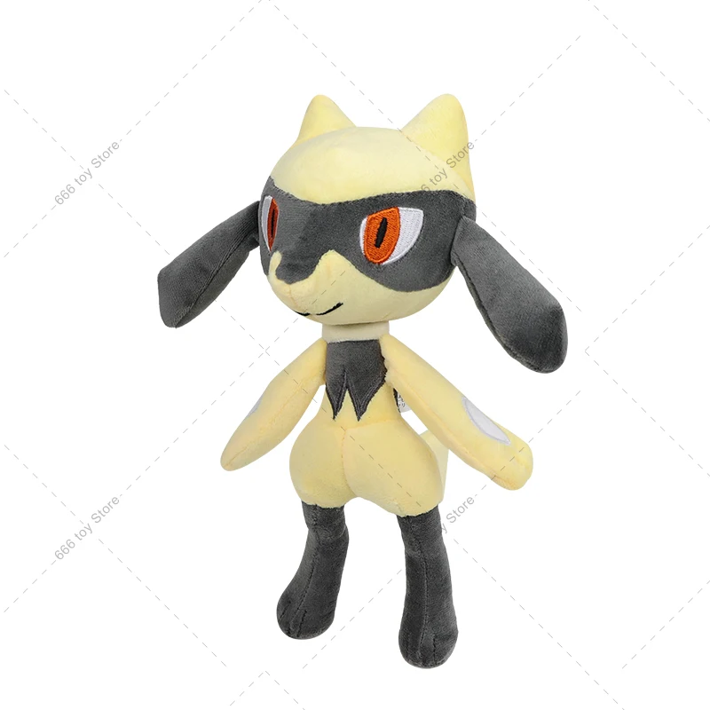 Yellow Shiny Riolu Plush Stuffed Doll Toy for Kids