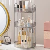 360 Rotating Cosmetic Storage Box Multi-Layer Makeup Organizer Large Capacity Detachable Make Up Organizer Box Home Desktop Rack 4