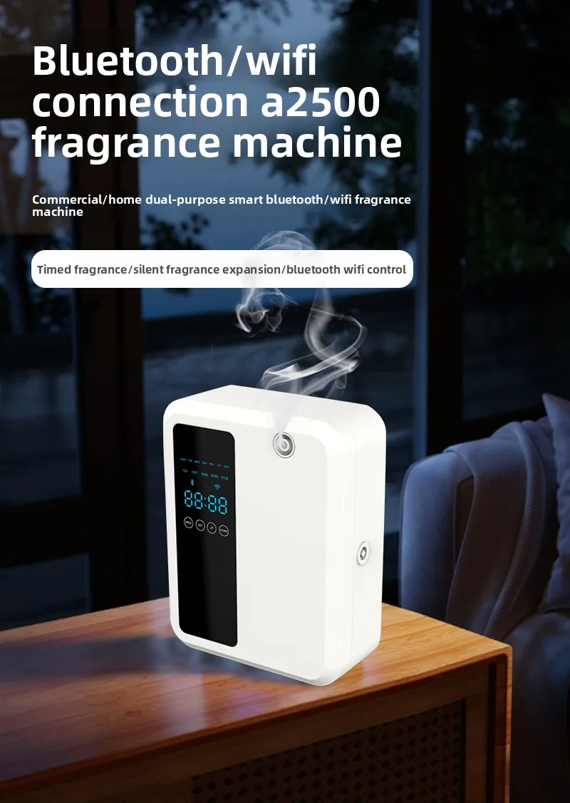 Diffuseur d'aroma intelligent avec bluetooth et wifi pour la maison_voghion.com