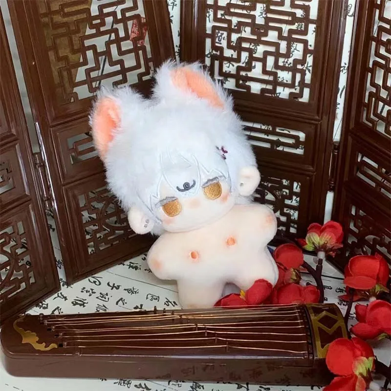 10cm Kawaii Naked Cotton Idol Plush Doll Stuffed Super Star Figure Doll Cute Light&Night Anime Gaming Peripherals Body Doll Gift 6