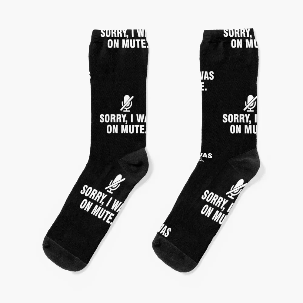 Sorry I was on mute Socks cute sports stockings Children's Socks For Women Men's
