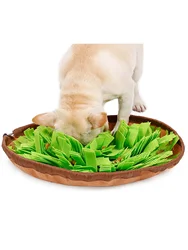 Pet Snuffle Mat: Interactive Slow Feeder for Canine Enrichment and Stress Relief (Green)