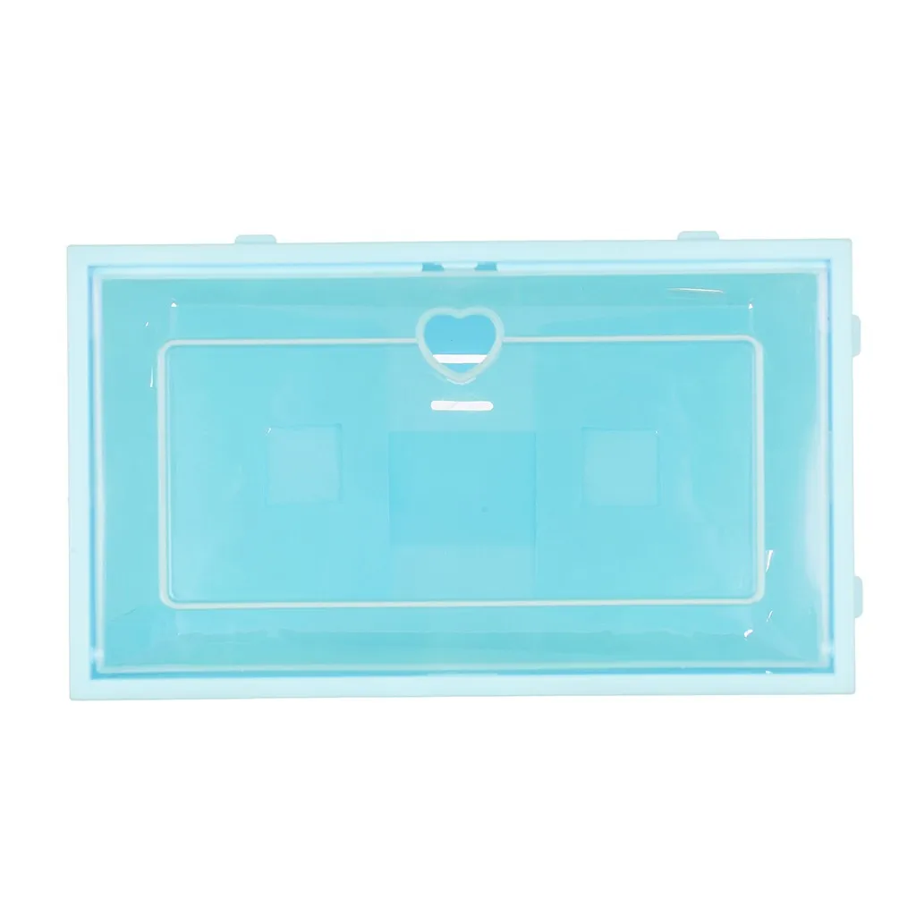 Shoe Storage Boxes 1PC Foldable Plastic Transparent Shoe Box Storage Clear Organizer Stackable Containers with lids Display