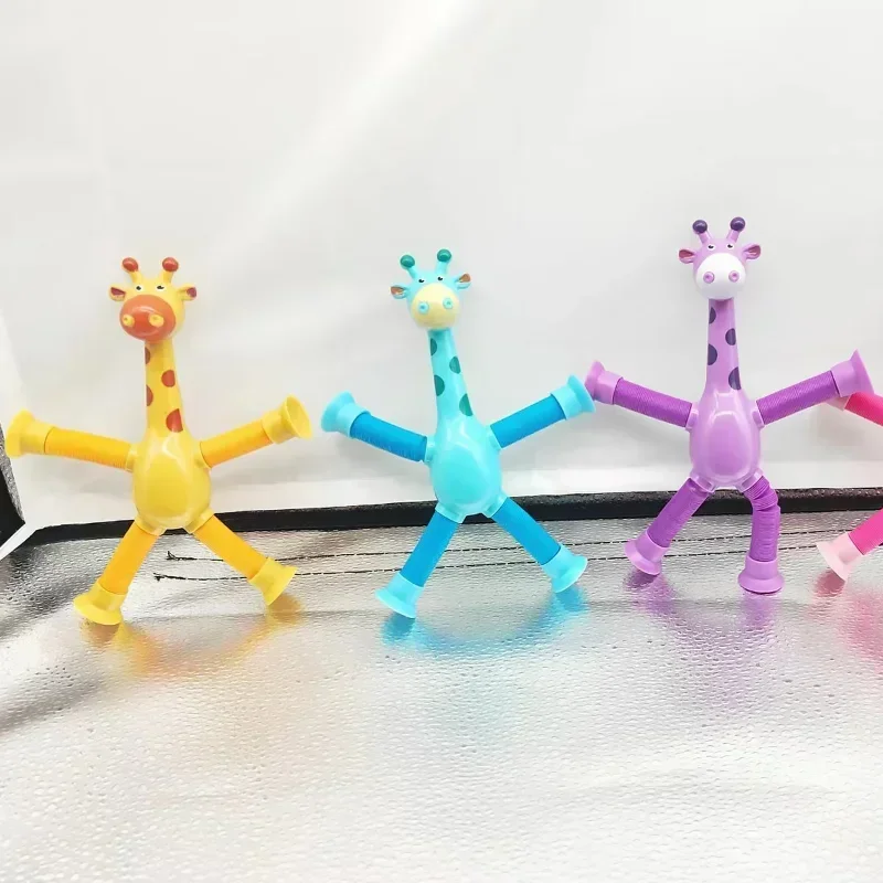 Sensory Fidget Toy Giraffe Pop Tubes for Kid Adult Party
