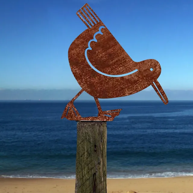 Rozsdás Fém Sirály Sziluettek Kerti Kerítés Dekoráció Madár Acél Vidéki Udvari Művészeti Jelek Kertész Tétek - Image 2