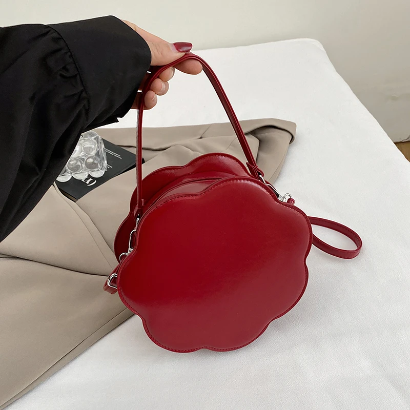 Kreative Umhängetasche für Damen, runde Uhrform, Umhängetasche, Retro-PU-Leder, Designer-Handy-Geldbörse für süße Mädchen und kleine Handtasche – Detail 14