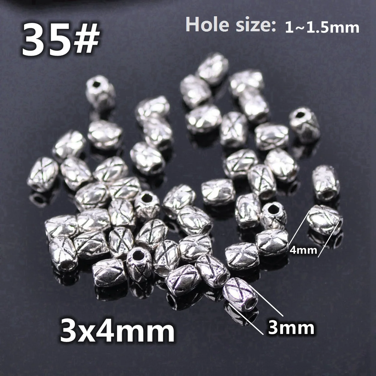 PandaHall 26 pz/scatola tibetano stile argento antico lega tubo perline cavo tubo curvo perline distanziatore allentato per fai da te braccialetto gioielli fabbricazione