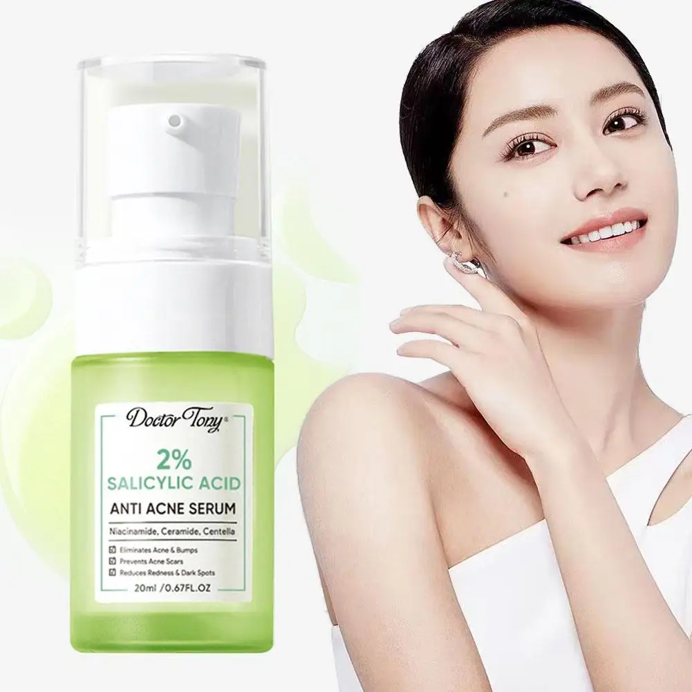 

20ml Salicylic Acid Essence Moisturizing Deep Cleansing Oil Control Texture Face Smooth Acne Care Brighten Essence Removal S7j0