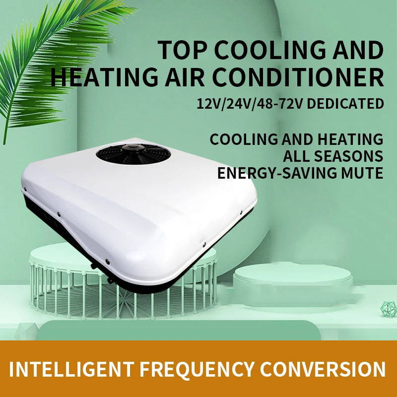 12/24V Truck Overhead Car Air Conditioner Heating Cooling Top-Mounted Parking Air Conditioner Integrated Machine for Vehicles air conditioner