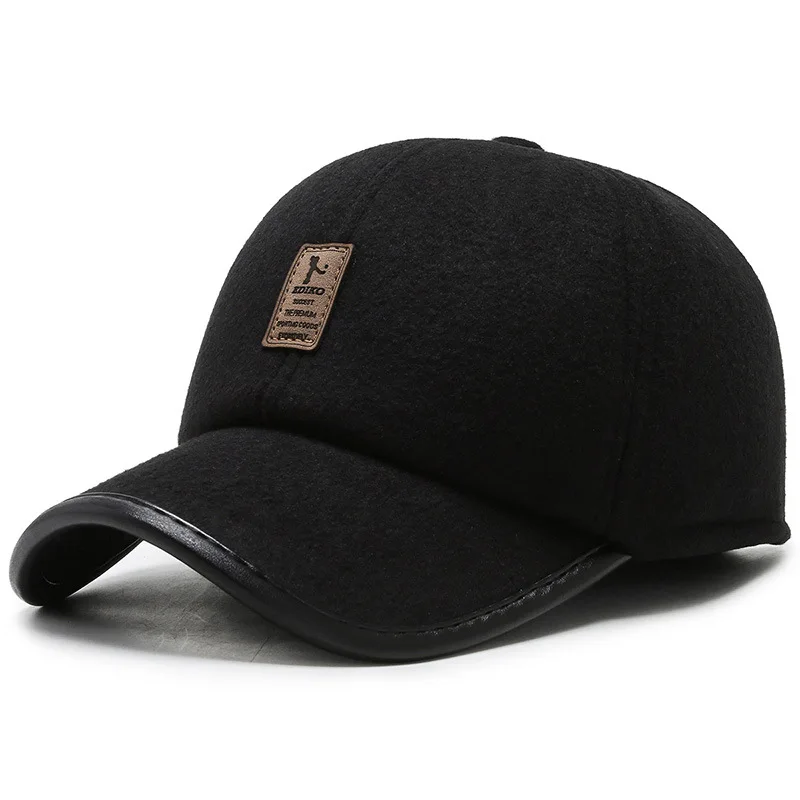 

2022 new autumn and winter caps for men ear protection baseball caps for winter cold prevention sports for the elderly cap