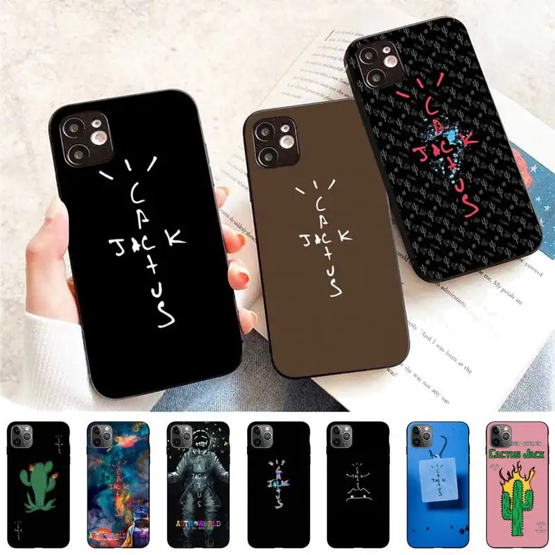 Cactus Jack Hiphop Fashion Phone Case for iPhone 11 12 13 Mini Pro