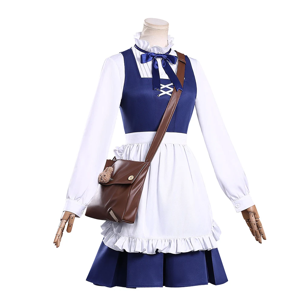 Arknights-Inspired Wakaba Military Uniform Cosplay Costume for Women