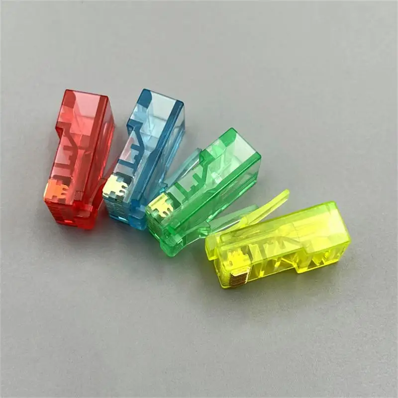 

Ethernet-кабели, Модульный Штекер, сетевой разъем, стандартные хрустальные головки, Cat5, цветной Cat5e позолоченный кабель