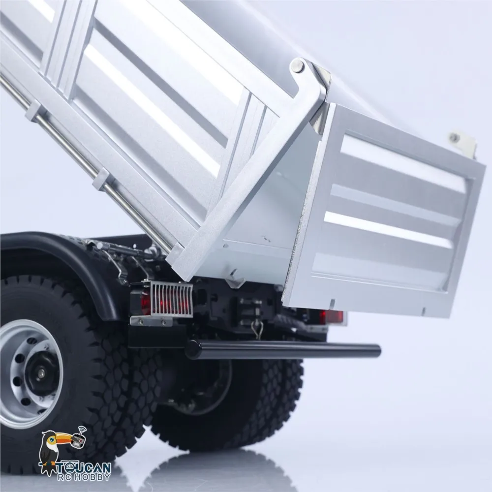 1/14 KABOLITE 5702 2.4G 원격 제어 전동 리프팅 덤퍼 모델 6x6 RC 팁퍼 차량 2단 속도 사운드 라이트 모터카 선물