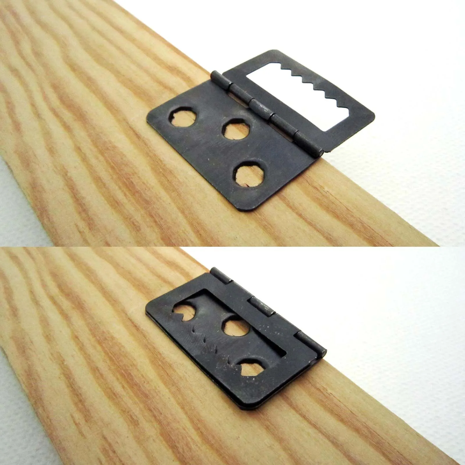 25x Foldable Hinge Self Attach Furniture Picture Photo Frame Backboard Barbed Sawtooth Saw Tooth Hanger Hook No need screw Nail wall hooks adhesive hooks picture frame hangers hanging hooks