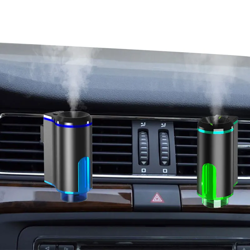 Car Electric Essential Oil Diffuser Car Aroma Air Freshener Auto Fragrance Air Purifier Humidifier 10ml Scent Flavoring Perfume