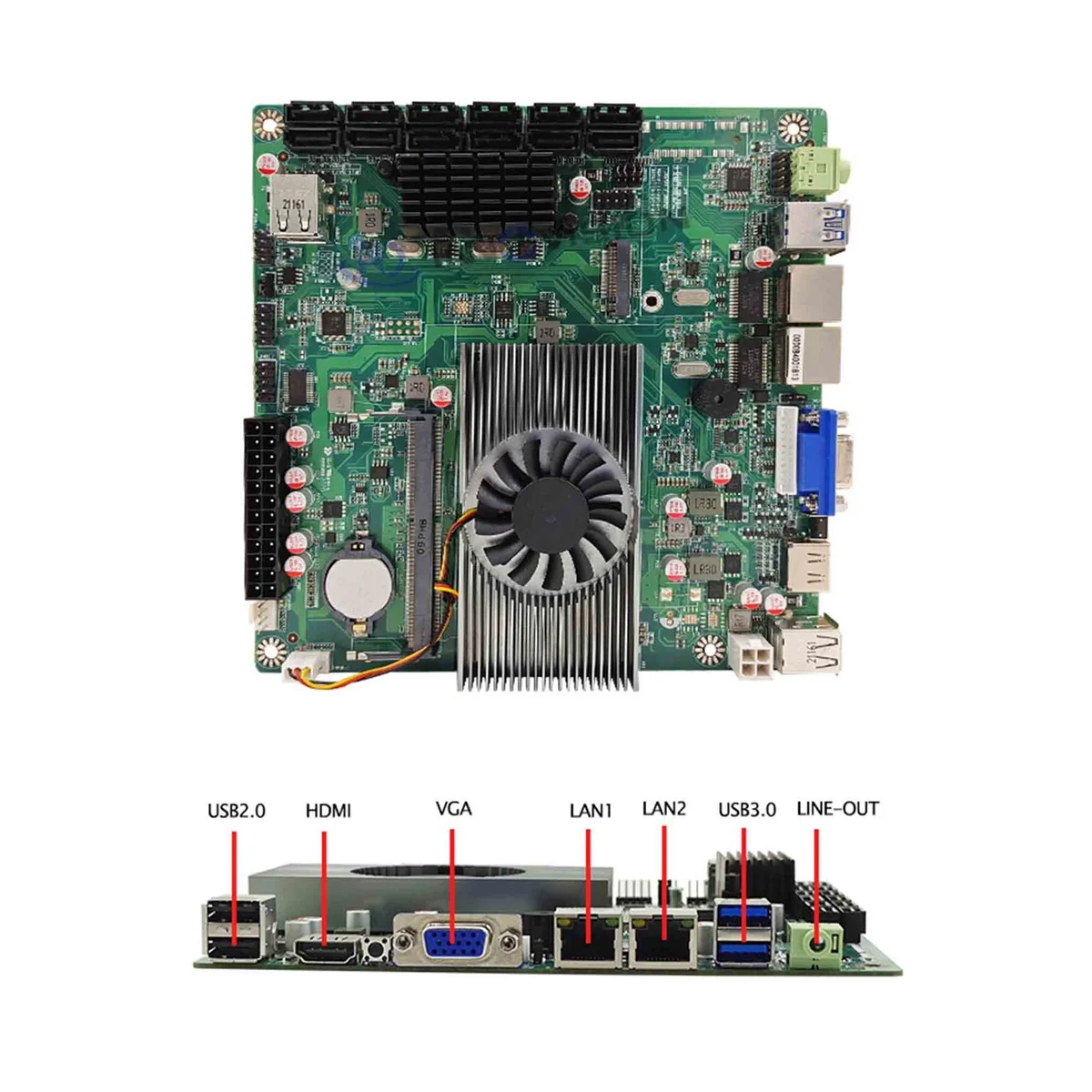 

N510X-NAS-I22X для Intel Celeron N5105 N5100 материнская плата 6X SATA3.0 2,5G Nics Mini ITX 17x17 см мягкая маршрутизация 2XDDR4