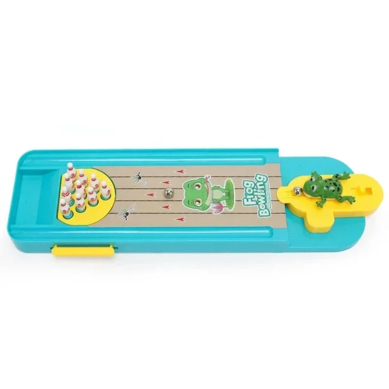 Table Top Mini Bowling Game Set-Tabletop Board Mini Arcade Desktop Tiny Bowling Shooting Alley Office Desk Small Finger Toys