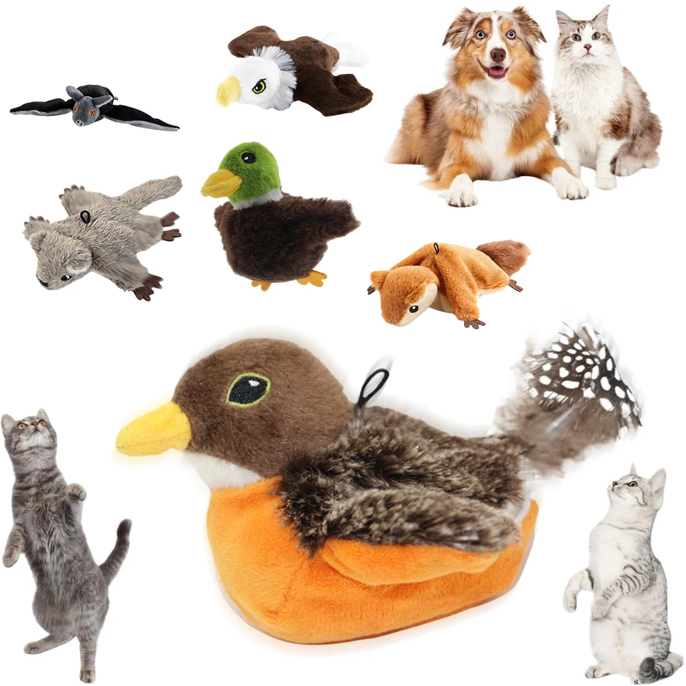 Interactive Cat Toy with Catnip Beating Wings Cat Toys Exercise Toys for Indoor Cats To Play Alone
